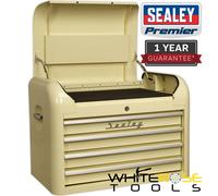 Sealey Topchest AP28104 – 4-Drawer Retro Style Tool Chest – Cream