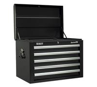 Sealey Topchest 5 Drawer With Ball-Bearing Slides - Black Ap26059Tb