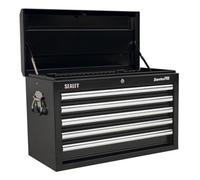 Sealey Topchest 5 Drawer With Ball-Bearing Slides - Black Ap33059B