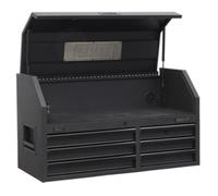 Sealey Topchest AP4106BE 6-Drawer 1030mm Soft-Close Drawers & Power Strip Black