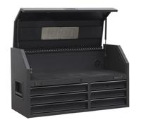Sealey Topchest AP4106BE 6-Drawer 1030mm Soft-Close Drawers & Power Strip Black