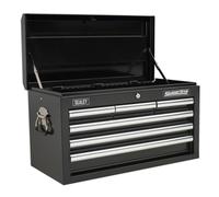 Sealey AP33069B Topchest 6 Drawer with Ball Bearing Runners - Black