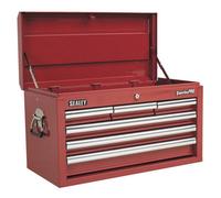 Sealey Topchest 6 Drawer With Ball-Bearing Slides - Red Ap33069