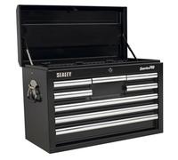 Sealey Topchest 8 Drawer With Ball-Bearing Slides - Black Ap33089B
