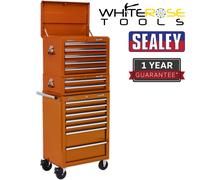 Sealey Superline PRO® Topchest, Mid Box Tool Chest & Rollcab 14 Drawer APSTACKTO