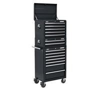 Sealey Topchest, Mid-Box & Rollcab Combination 14 Drawer with Ball-Bearing Slide
