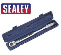Sealey Torque Wrench 1/2" Micrometer Calibrated Ratchet Garage Tool Ak224