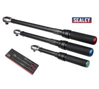 Sealey Micrometer Style Torque Wrench Set 3pc - Premier Black - STW900SETB