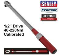 Torque Wrench Micrometer Style 1/2"Sq Drive 40-220Nm - Calibrated