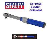 Torque Wrench Micrometer Style 3/8"Sq Drive 5-25Nm - Calibrated