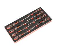 Sealey Torx Star Screwdriver Set with Tool Tray 8pc T8 to T40 TBT55