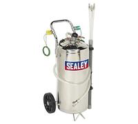 Sealey Air Operated Fuel Drainer 40L Stainless Steel
