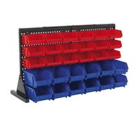Sealey Tps1218 Bench Mounting Garage Parts Bin Storage/storing System - 30 Bins