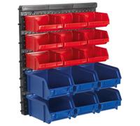 Sealey TPS1569WM Bin Storage System Wall Mounting 15 Bins