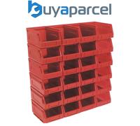 Sealey TPS224R Plastic Storage Bin 105 x 165 x 85mm, Red - Pack of 24