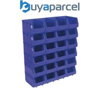 Plastic Storage Bin 150 x 240 x 130mm - Blue Pack of 24