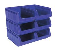 Sealey TPS5 Plastic Storage Bin 310 x 500 x 190mm Pack of 12