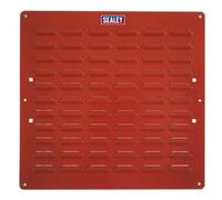 Sealey Louvre Panel 2 Pieces 500mm X 500mm Powder Coated Steel Back Panel Tps6