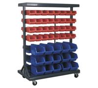 Sealey TPS94 Mobile Bin Storage System with 94 Bins