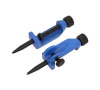 Sealey Trammel Point Set 2Pc 3/8" To 1-1/4" Knurled Screws Width Scribing Tps02