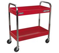 Sealey CX102 Trolley 2-Level Heavy-Duty Workshop Red