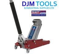 Sealey Trolley Jack 1.5 Tonne Low Entry Aluminium Rocket Lift/Lifting RJAS1500
