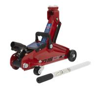Sealey Trolley Jack 1.5 Tonne Short Chassis One-Piece Pumping Handle 1015CX
