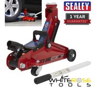 Sealey Trolley Jack 1.5 Tonne Short Chassis 1015Cx