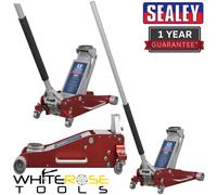 Sealey Trolley Jack 2.5tonne Aluminium/Steel Rocket Lift Garage Workshop Lifting