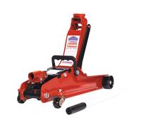 Sealey 1020LE Trolley Jack 2tonne Low Entry Short Chassis - Red