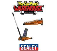 Sealey Trolley Jack 2 tonne LOW ENTRY Rocket Lift Orange 2001LEOR