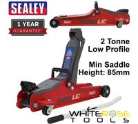 Sealey Trolley Jack 2 Tonne Low Entry Short Chassis Red Car Lift Heavy Duty