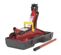 Sealey Trolley Jack 2 Tonne Short Chassis With Storage Case 1050Cxd