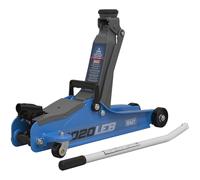 Sealey Trolley Jack 2tonne Low Entry Short Chassis - Blue