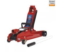Sealey Trolley Jack 2 Tonne Low Entry Short Chassis