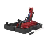 Sealey 1050Cxd Trolley Jack 2Tonne Short Chassis with Storage Case