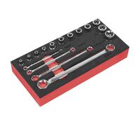 Sealey TRX-Star 3/8" Square Drive Socket & Spanner Set 16 Piece Socket Set
