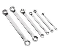 Sealey Trx-Star Double End Spanner Set 6Pc Fully Polished Mirror Finished S01107