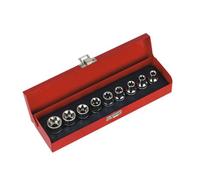 Sealey AK230 Trx-Star Female Socket Set 9Pc 1/2inSq Drive E10-E24