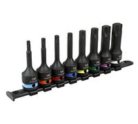 Sealey TRX-Star* Impact Socket Bit Set 8pc 1/2”Sq Drive - AK56002
