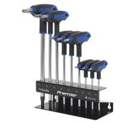 Sealey T-Handle TRX-Star Key AK7196, Silver 9-Piece Set
