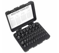 Sealey TRX-Star Master Socket Set 52PCs 1/4", 3/8" & 1/2"Sq Drive