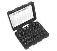 Sealey Trx-Star Master Socket Set Chrome Vanadium Steel 52 Pieces Ak6199