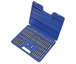 Sealey TRX Star Security TRX-Star Hex Ribe Spline Bit 74 Pce 3/8 1/2