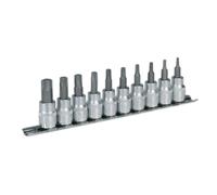 Sealey AK6207 Trx-Star* Socket Bit Set 10Pc 3/8inSq Drive