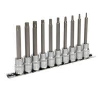 Sealey Premier 10 Piece TRX-Star 3/8"Sq Drive 95mm Socket Bit Set, AK6236