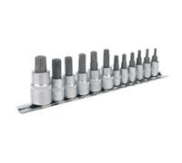 Sealey 12 Piece Combination Drive Torx Socket Bit Set Combination