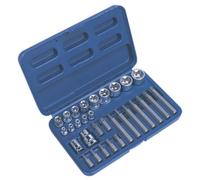 Sealey TRX-Star Socket & Bit Set 30pc 1/4", 3/8" & 1/2"Sq Drive AK619