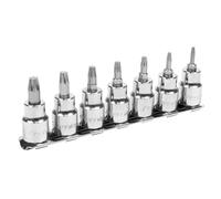 Sealey Socket Bit Set TRX-Star - 7pc Lock-On Torx - 3/8" Sq Drive