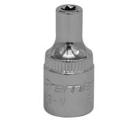 Sealey Trx-Star Socket E4 1/4" Square Drive Chrome Vanadium Steel Tool Set001